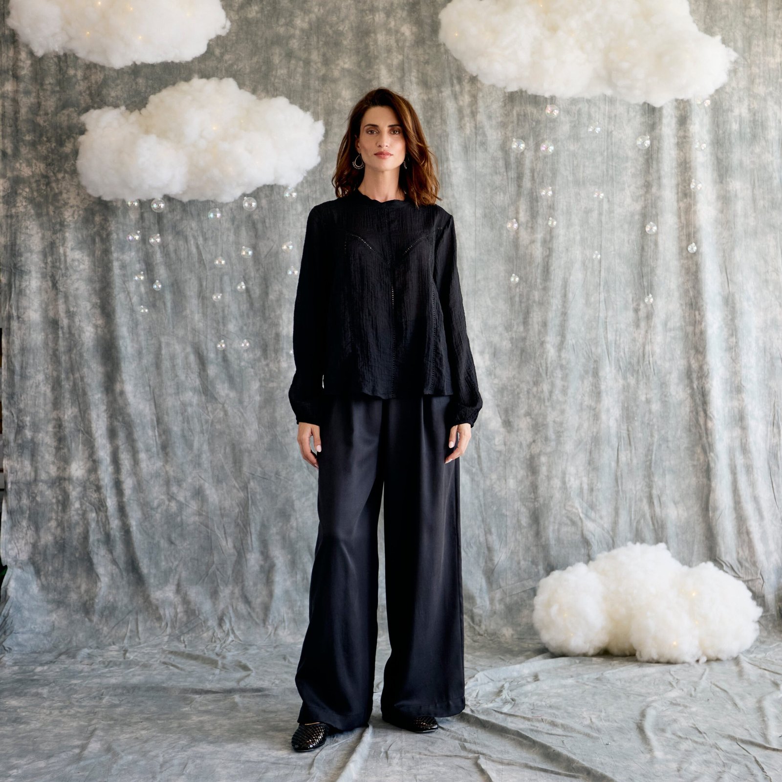 Peacock Pants - Black