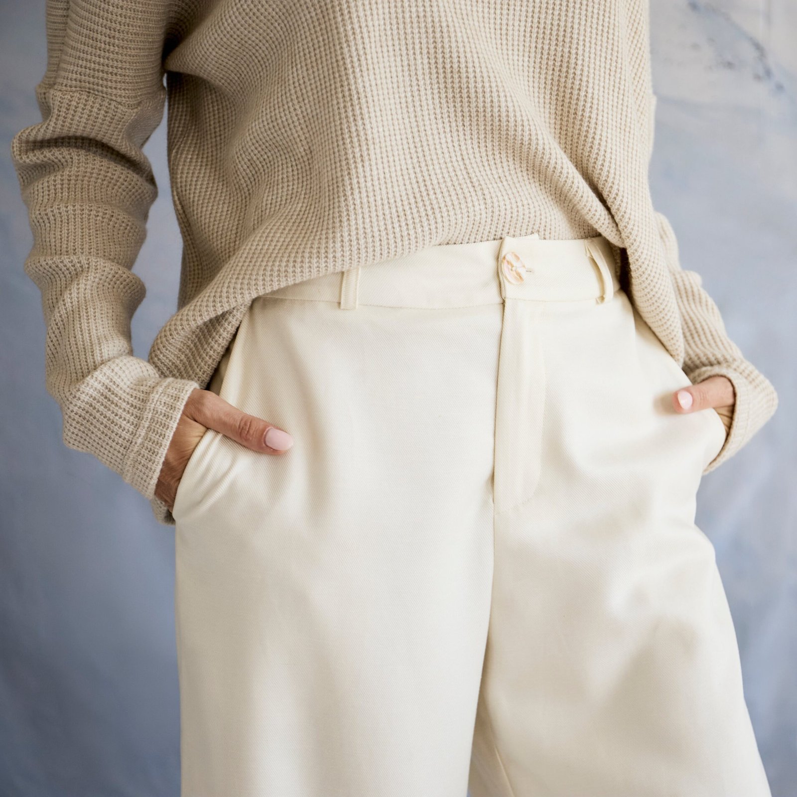 Classic Trouser - Cream - Image 2