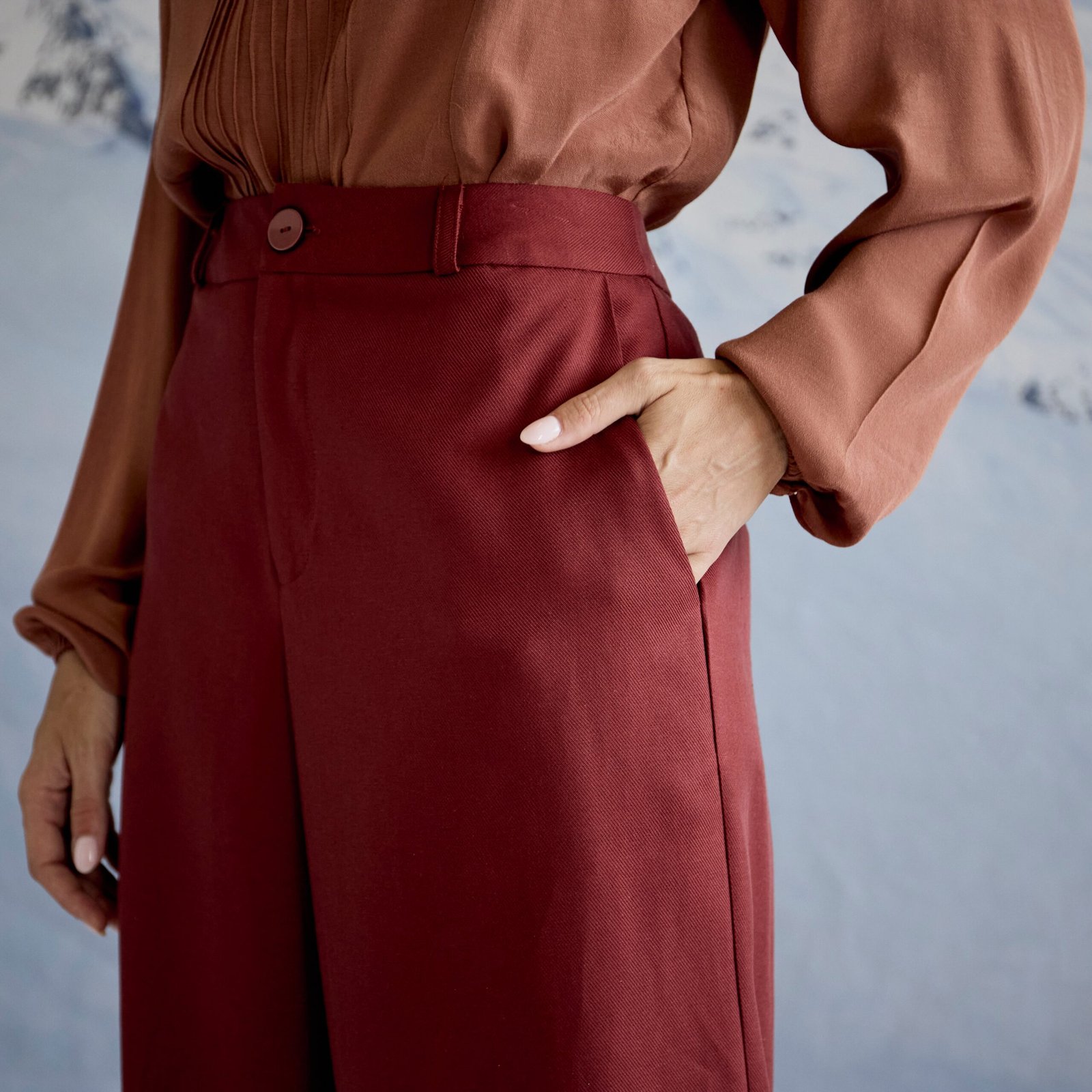 Classic Trouser - Sangria - Image 2