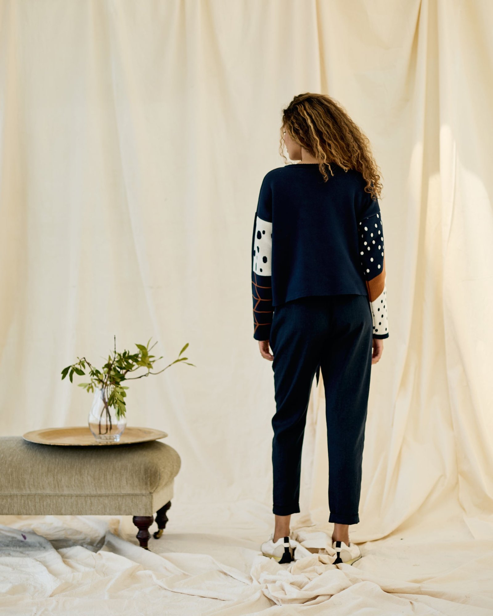 Reversible Jumper- Navy and Toffee - Image 5